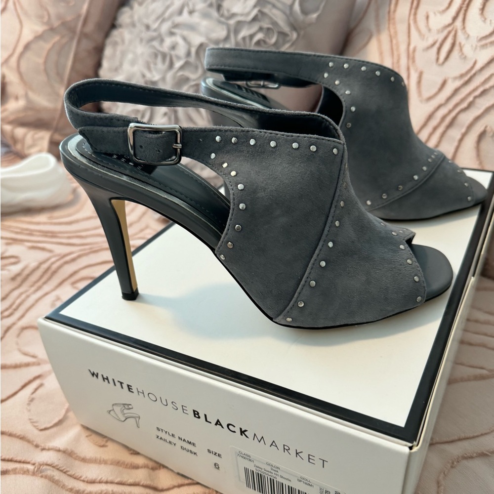 White House Black Market suede Shoodie